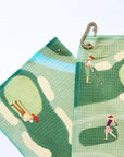 Golf Scene Towel | Match South x Claire Nilan