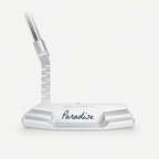 Cahow putter at address