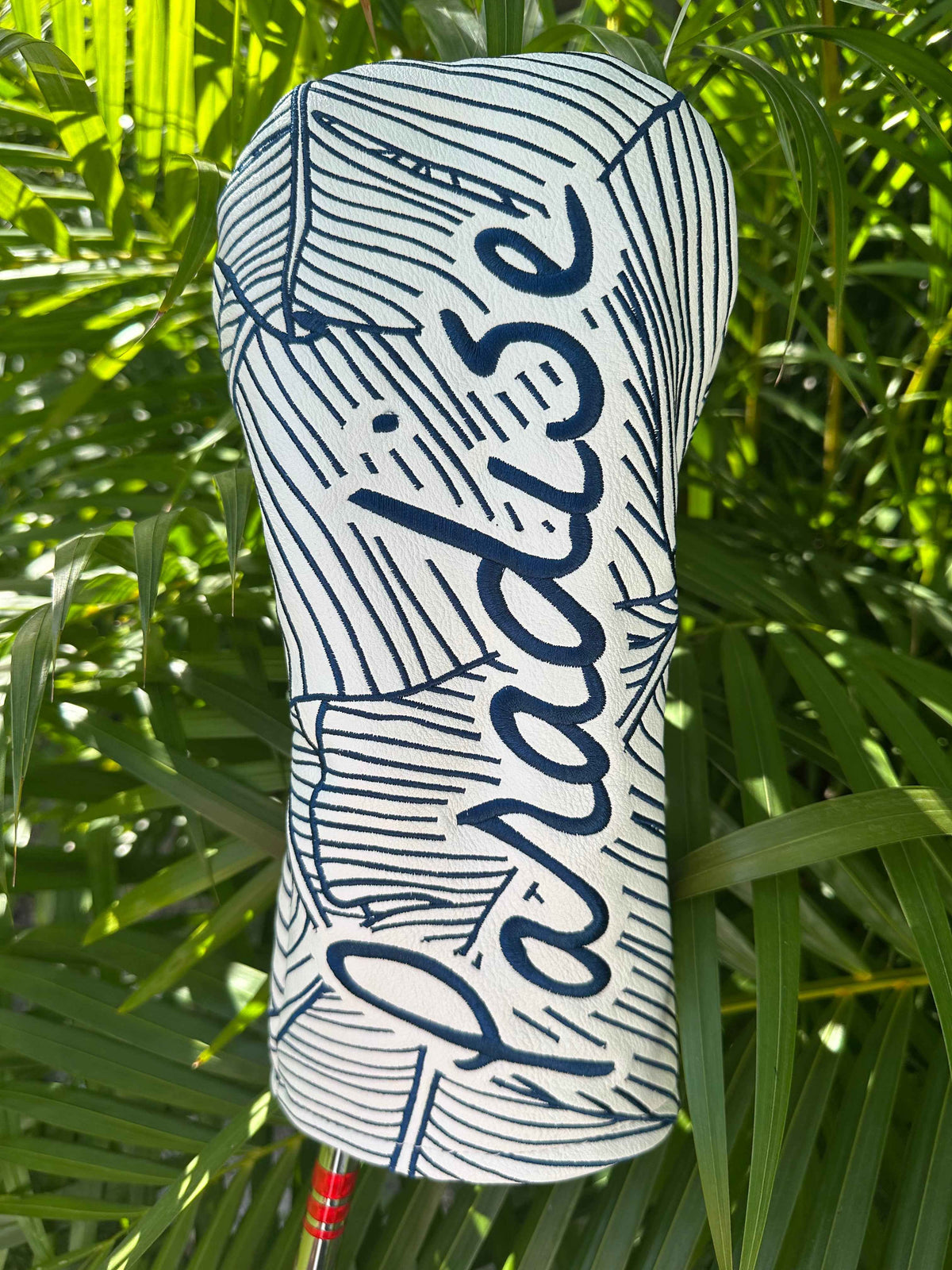 Paradise leather driver headcover