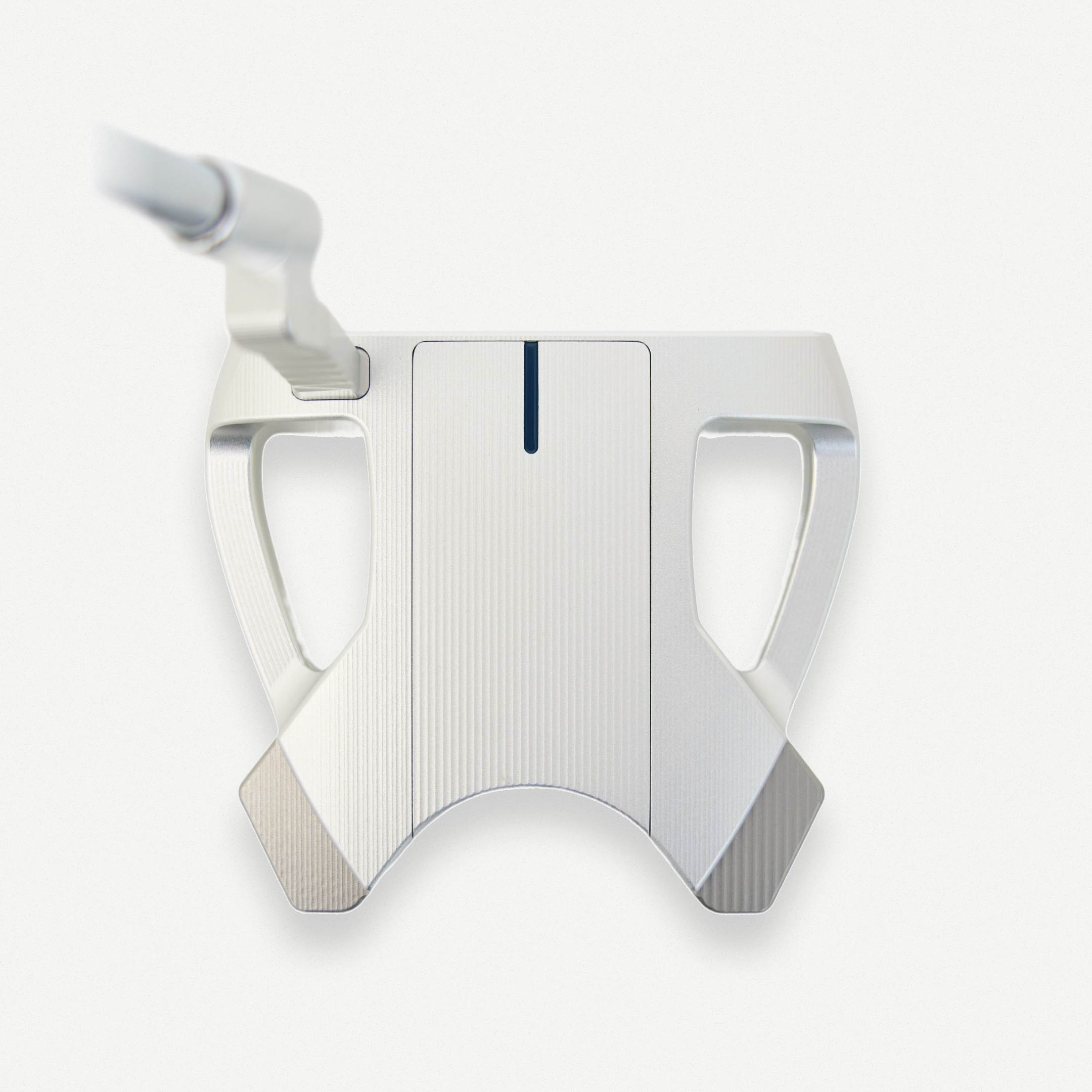 Merlin putter with branded leather headcover