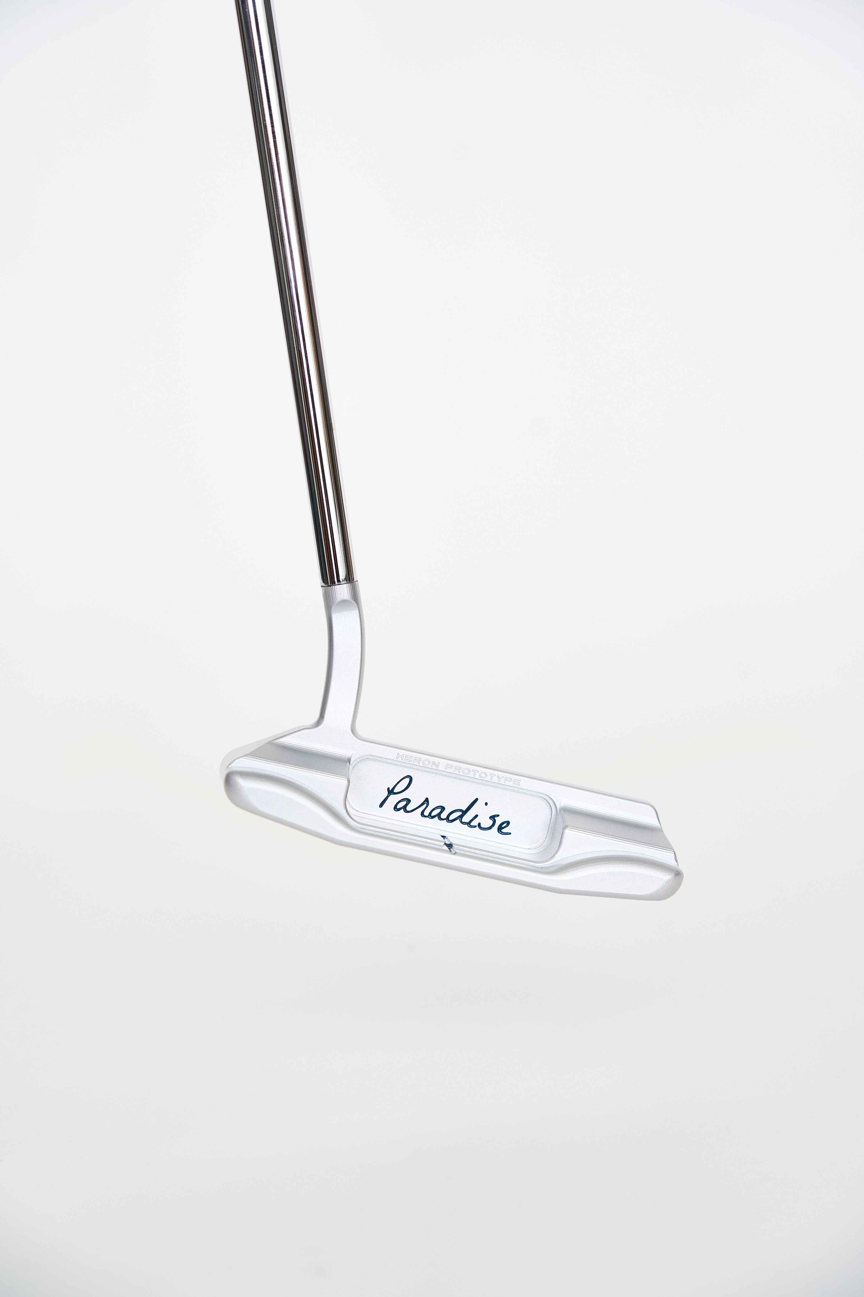 Heron putter face with Variable Loft Technology milling
