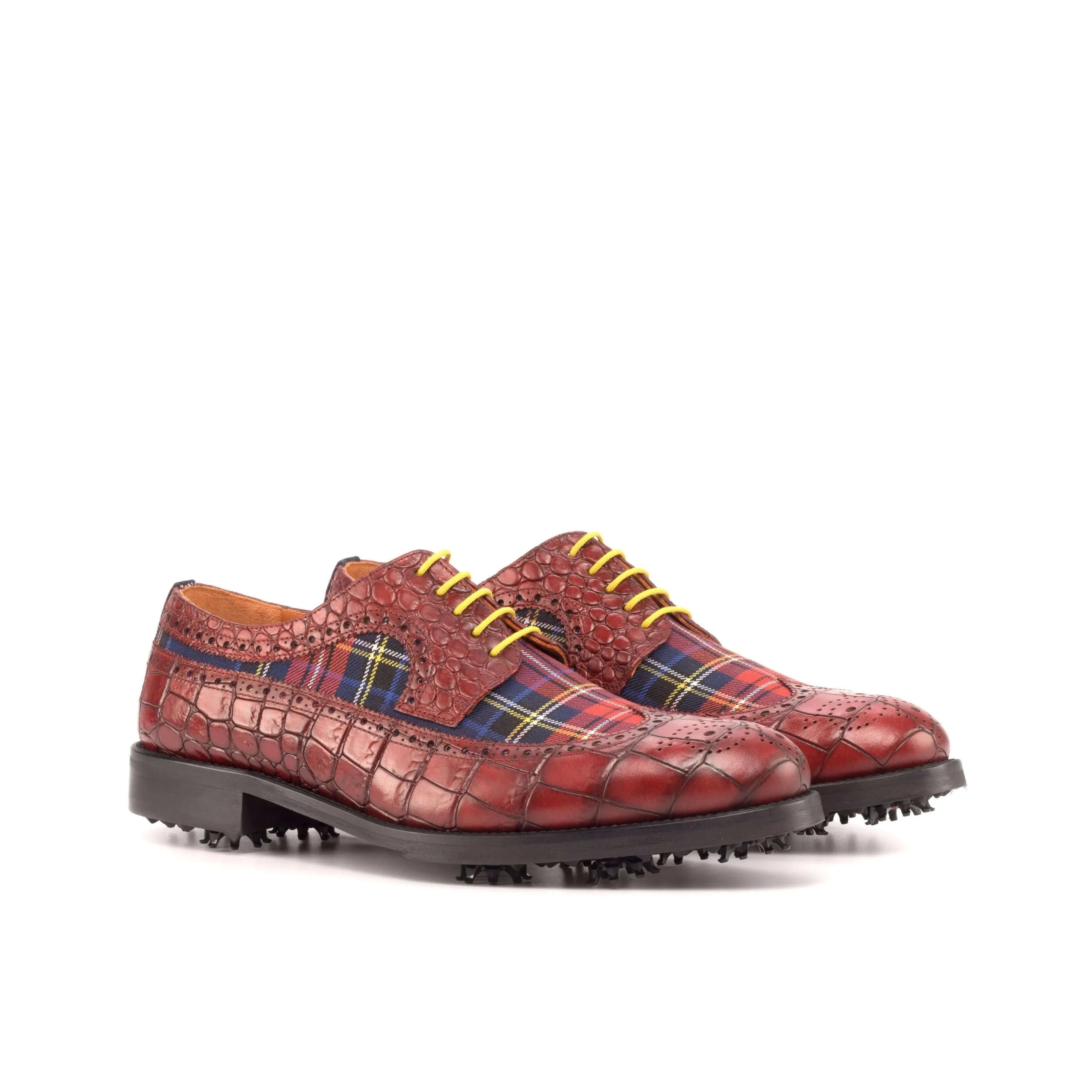 Tartan Golf Brogues