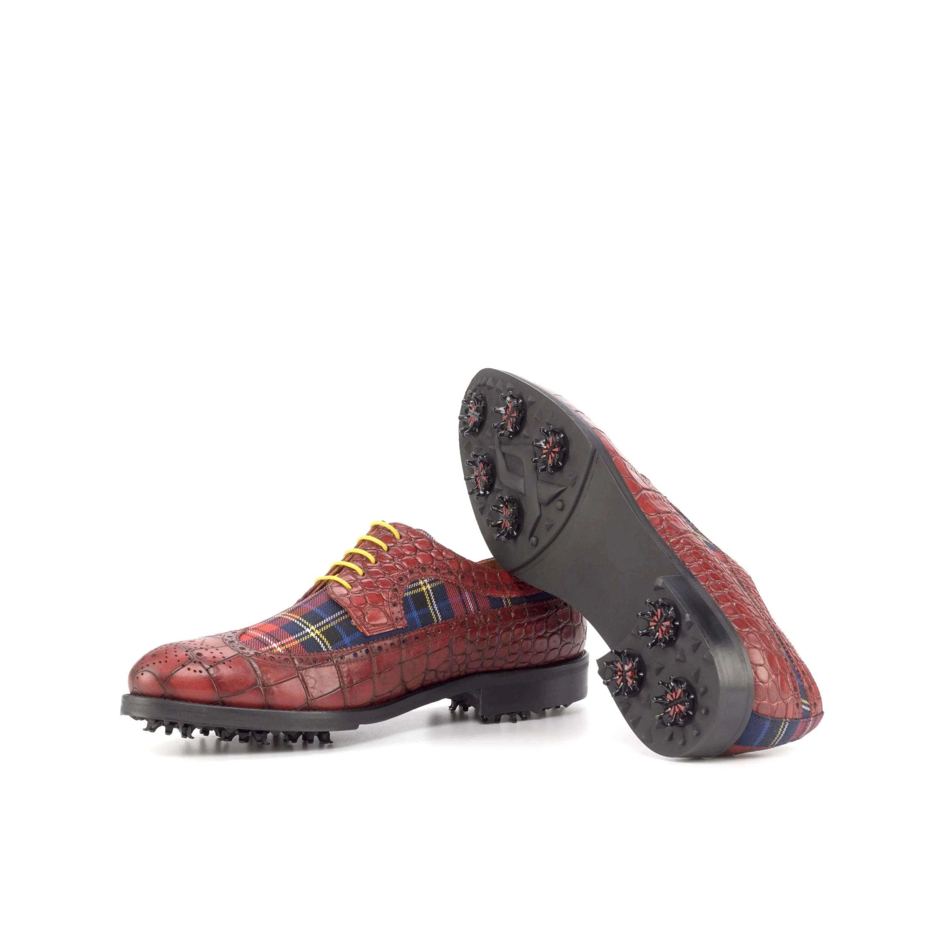 Tartan Golf Brogues