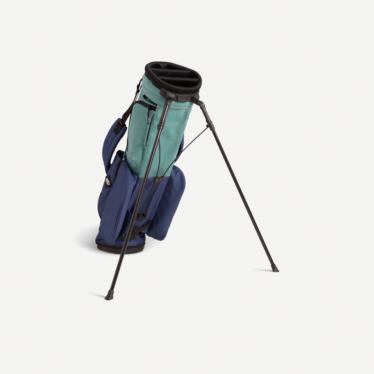 Paradise Jones Rover Stand Bag in Seacrest, stand and divider view