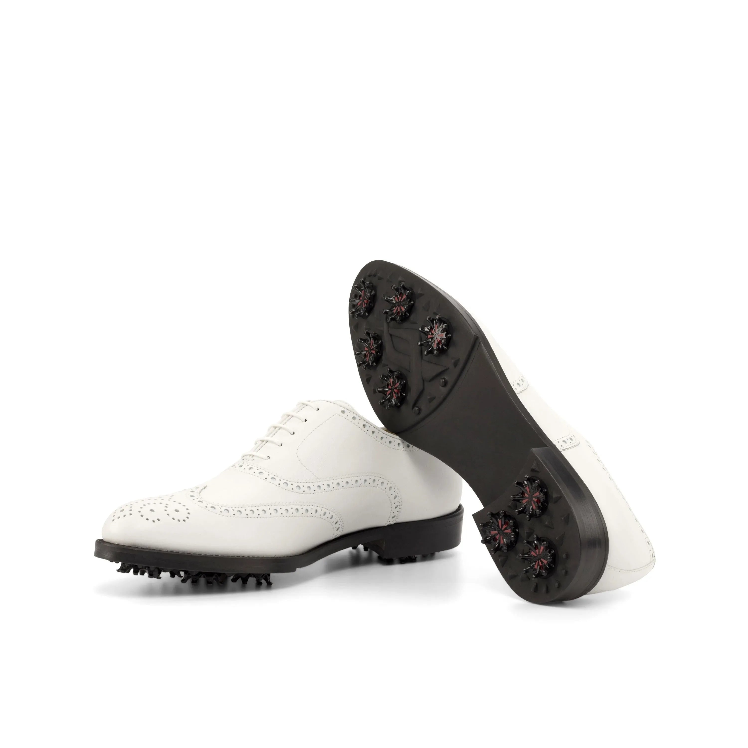 White Golf Brogues