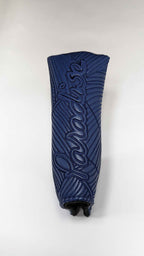 Bermuda Blue putter headcover embroidery detail